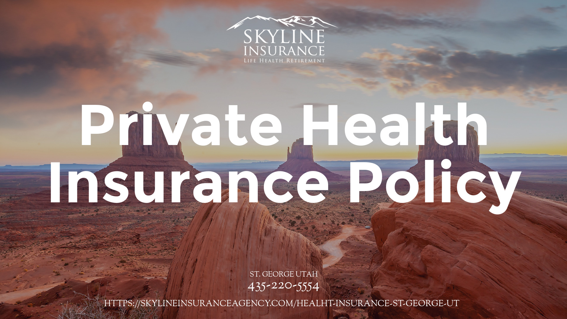 Private Health Insurance Policy ST. GEORGE UTAH 1080x1920